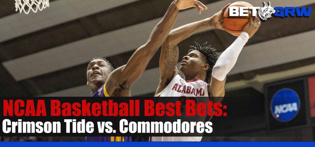 Alabama Crimson Tide vs Vanderbilt Commodores 1-17-23 NCAA Basketball Prediction, Picks and Odds