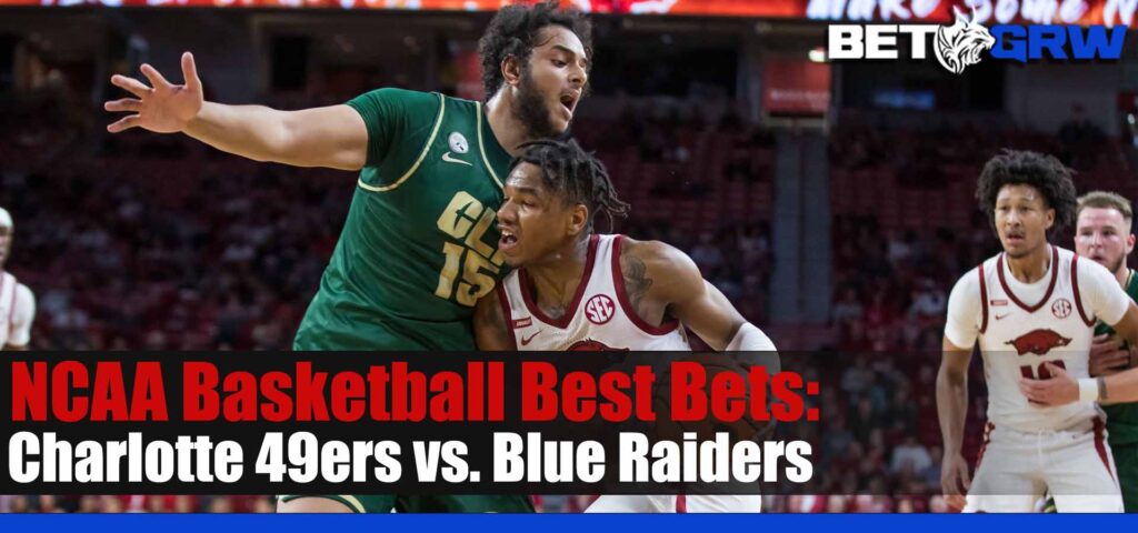 Charlotte 49ers vs Middle Tennessee State Blue Raiders 1-19-23 NCAA Basketball Prediction, Best Bet and Odds