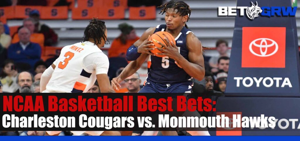 College of Charleston Cougars vs Monmouth Hawks 1-19-23 NCAA Basketball Analysis, Pick and Odds