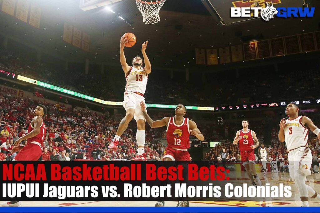 IUPUI Jaguars vs Robert Morris Colonials 1-9-23 NCAA Basketball Predictions Picks and Odds