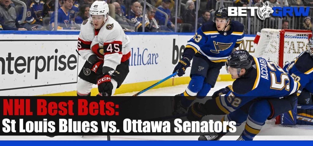 St Louis Blues vs Ottawa Senators 2-19-23 NHL Tips, Picks and Odds