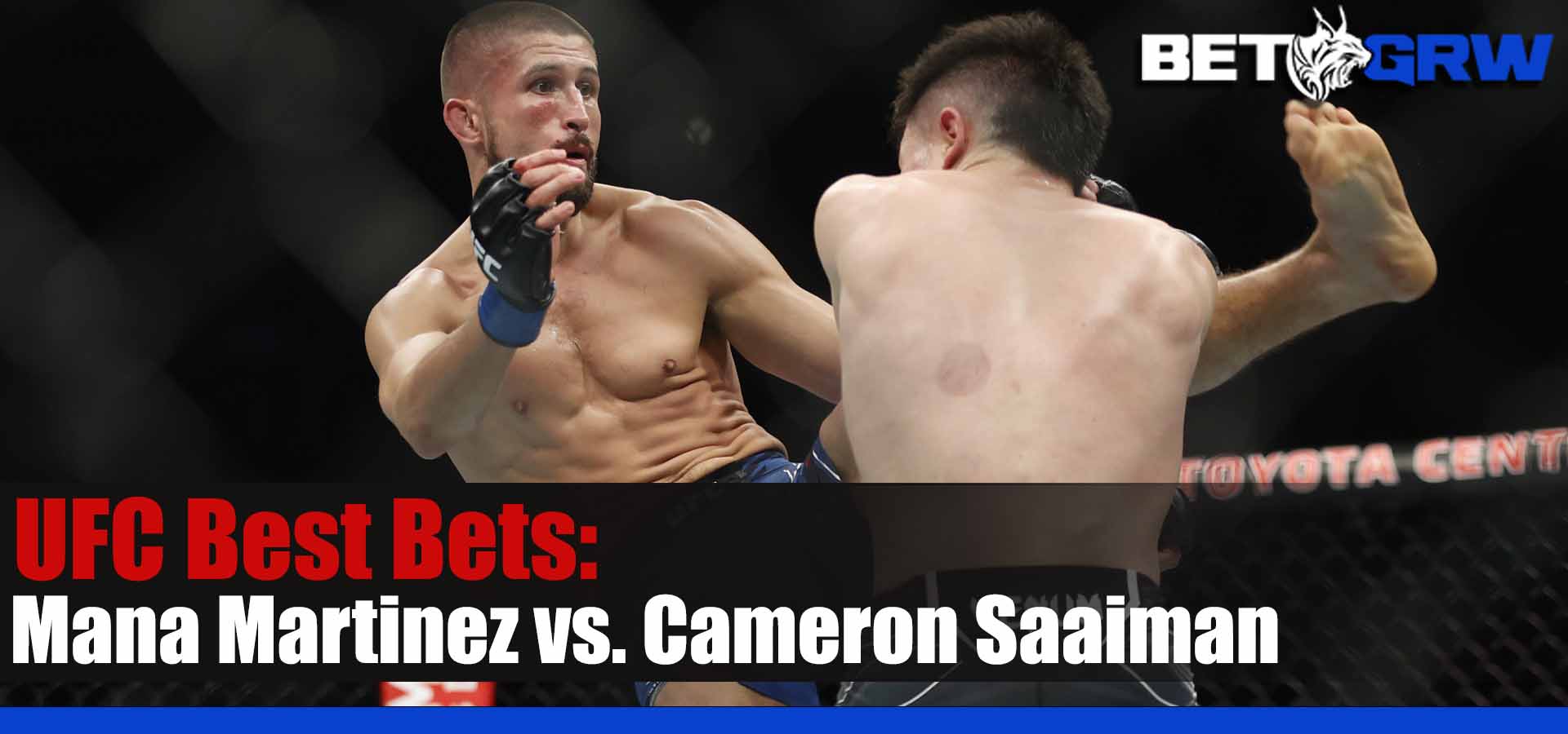 UFC 285 Mana Martinez vs Cameron Saaiman 03/04/2023 Odds, Prediction
