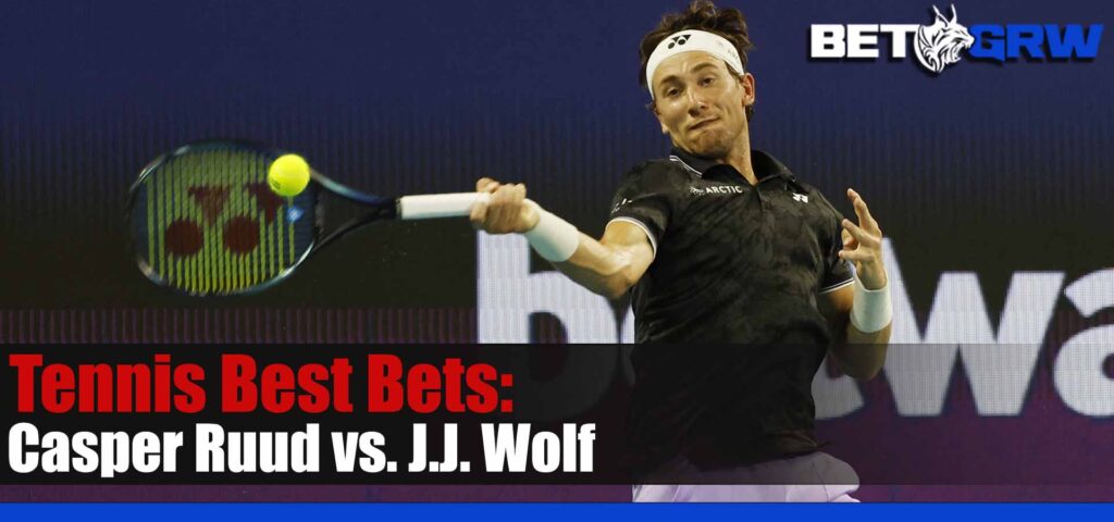 Casper Ruud vs J.J. Wolf 5-24-23 ATP Tennis Best Picks, Odds and Prediction