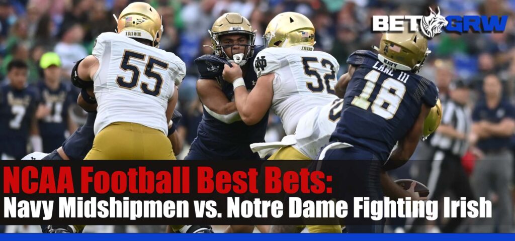 Navy Midshipmen vs. Notre Dame Fighting Irish 8-26-23 NCAAF Odds, Analysis, and Picks