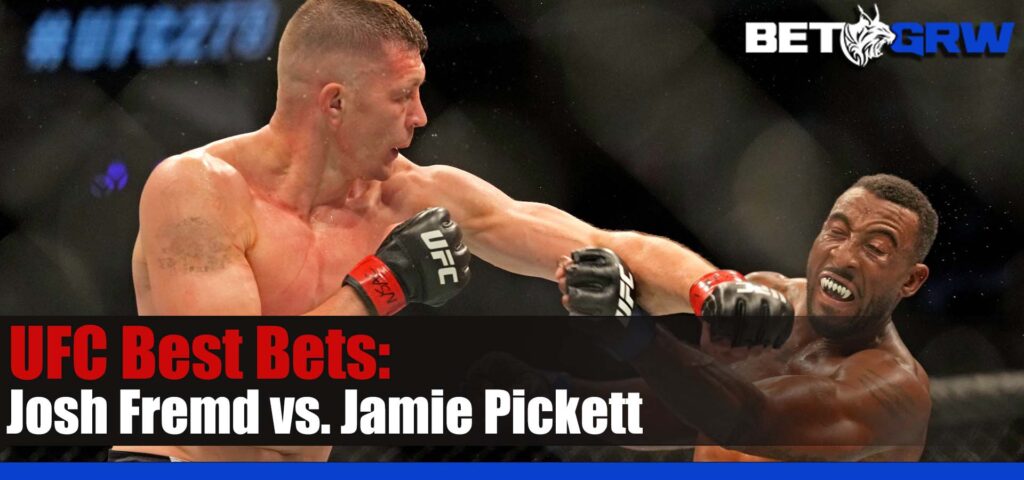 UFC ON ESPN 51 Josh Fremd vs. Jamie Pickett 8-12-23 Prediction, Analysis, and Tips