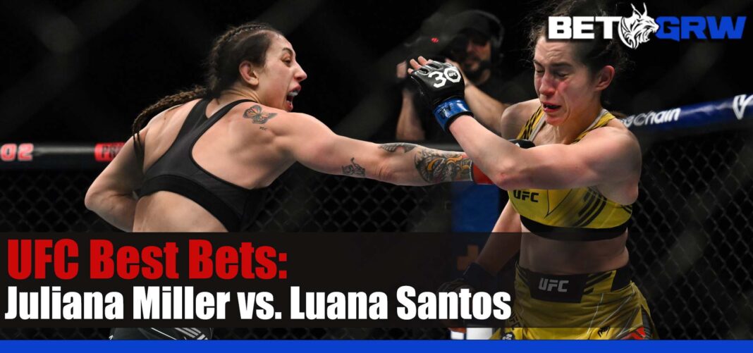 UFC ON ESPN 51: Juliana Miller vs. Luana Santos 8/12/23 Odds, Analysis ...