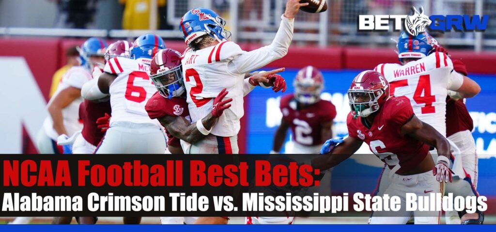 Alabama Crimson Tide vs. Mississippi State Bulldogs 09-30-23 NCAAF Analysis, Best Picks, and Odds