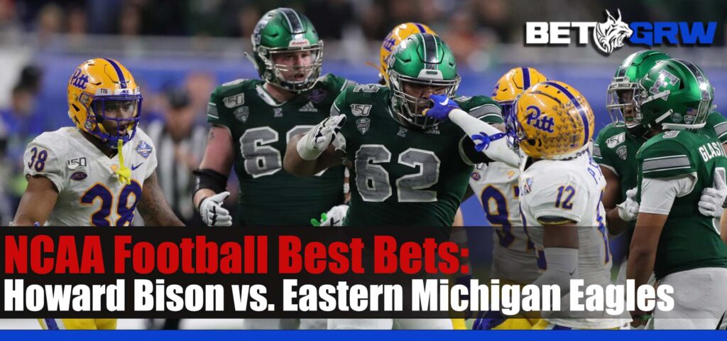 Howard Bison vs. Eastern Michigan Eagles 9-1-23 NCAAF Odds, Analysis, and Prediction