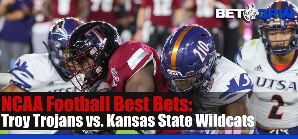 Troy Trojans vs. Kansas State Wildcats 9-9-23 NCAAF Prediction, Analysis, and Odds