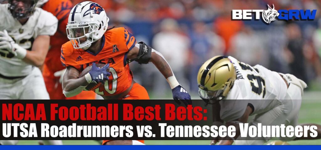 UTSA Roadrunners vs. Tennessee Volunteers 09-23-23 NCAAF Picks, Prediction, and Odds