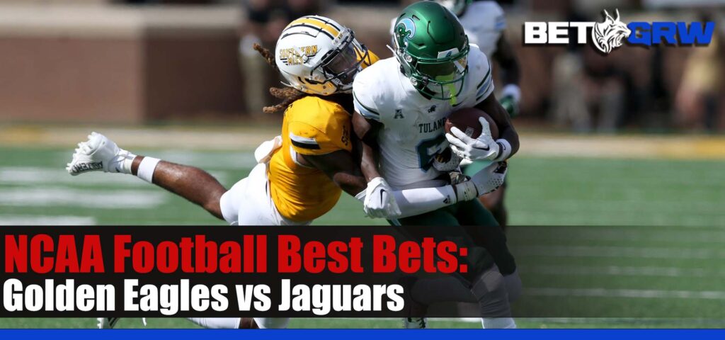 Southern Miss Golden Eagles vs South Alabama Jaguars 10-17-23 NCAAF Week 8 Analysis, Best Picks, and Odds