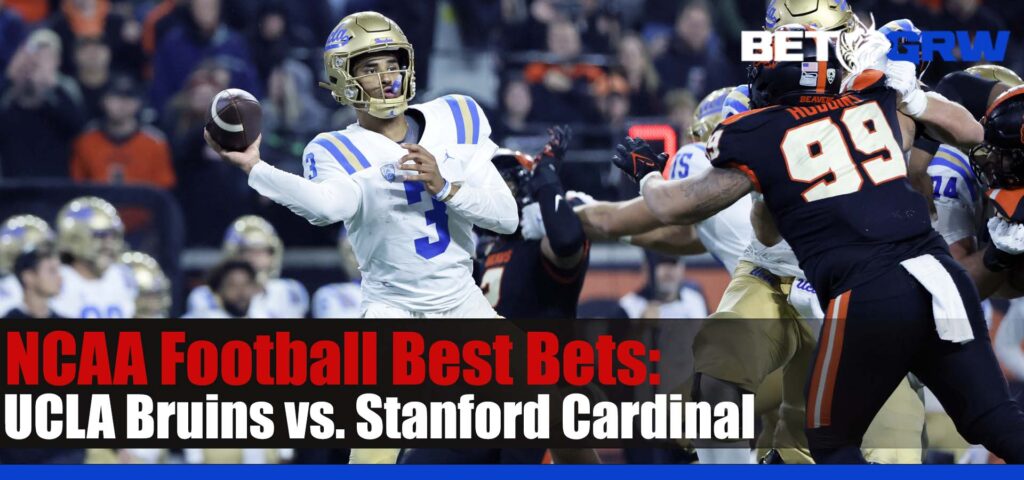 UCLA Bruins vs. Stanford Cardinal 10-21-23 NCAAF Week 8 Analysis, Best Picks, and Odds