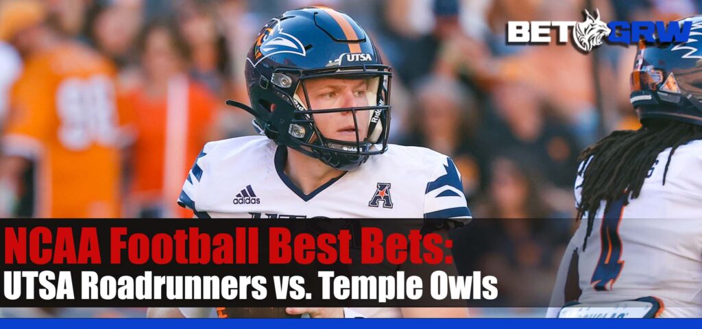 UTSA Roadrunners vs. Temple Owls 10-7-23 NCAAF Analysis, Best Picks, and Odds