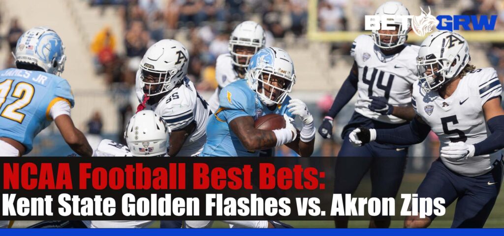 Kent State Golden Flashes vs. Akron Zips 11-1-23 NCAAF Week 10 Analysis, Best Picks, and Odds