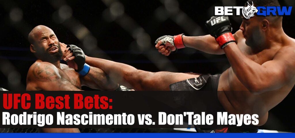 UFC FIGHT NIGHT 231 Rodrigo Nascimento vs. Don'Tale Mayes 11-4-23 Odds, Tips, and Prediction