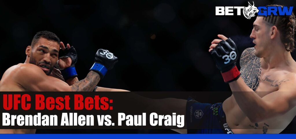 UFC FIGHT NIGHT 232 Brendan Allen vs. Paul Craig 11-18-23 Odds, Tips, and Prediction