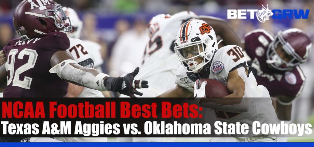 Texas A&M Aggies vs. Oklahoma State Cowboys NCAAF Texas Bowl Betting Picks and Prediction for Wednesday, December 27, 2023
