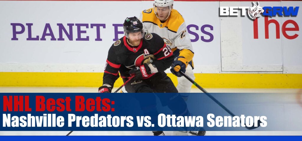 Nashville Predators vs. Ottawa Senators NHL Betting Picks and Prediction for Monday, January 29, 2024