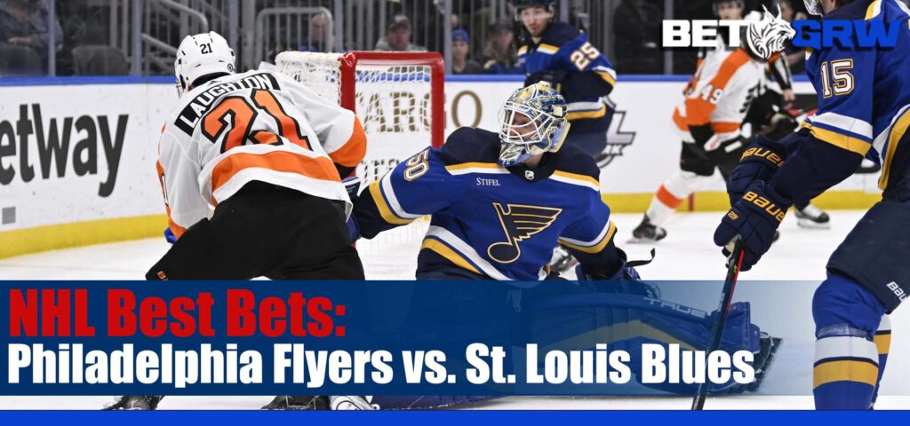 Philadelphia Flyers vs. St. Louis Blues NHL Betting Picks and Prediction for Monday, January 15, 2024