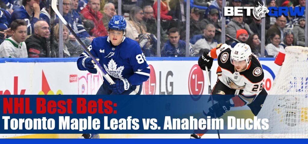 Toronto Maple Leafs vs. Anaheim Ducks NHL Betting Picks and Prediction for Wednesday, January 3, 2024