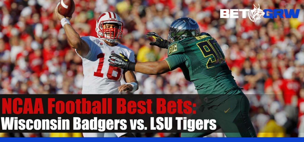 Wisconsin Badgers vs. LSU Tigers NCAAF ReliaQuest Bowl Betting Picks and Prediction for Monday, January 1, 2024