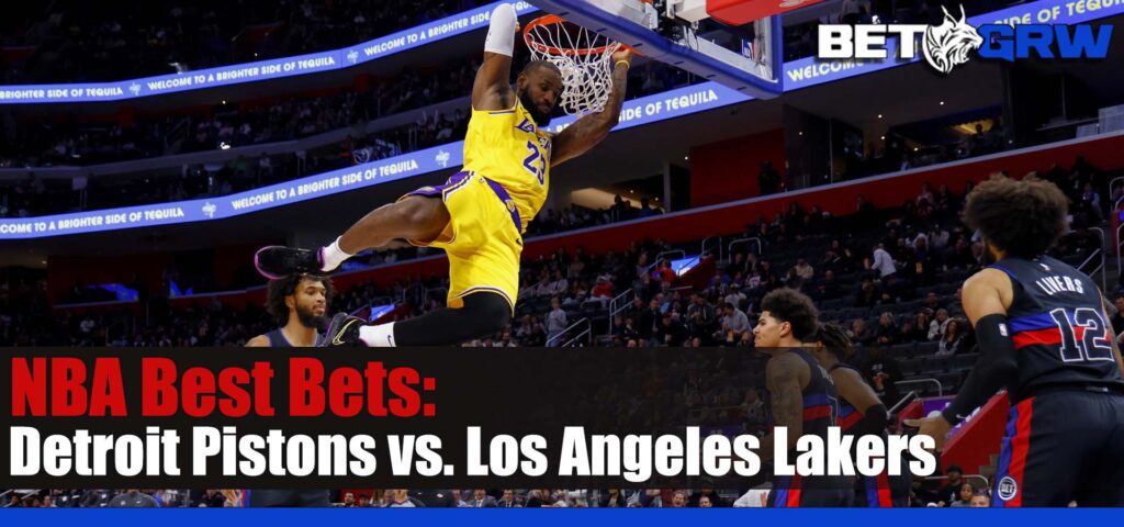 Detroit Pistons vs. Los Angeles Lakers NBA Betting Picks and Prediction for Tuesday, February 13, 2024