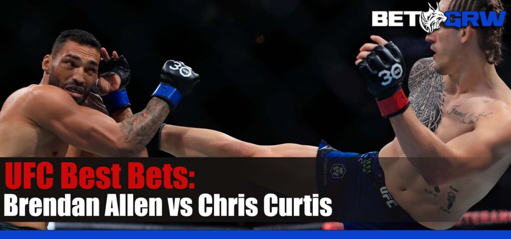 Brendan Allen vs Chris Curtis UFC FIGHT NIGHT 240 Betting Picks and Prediction for Saturday, April 6, 2024